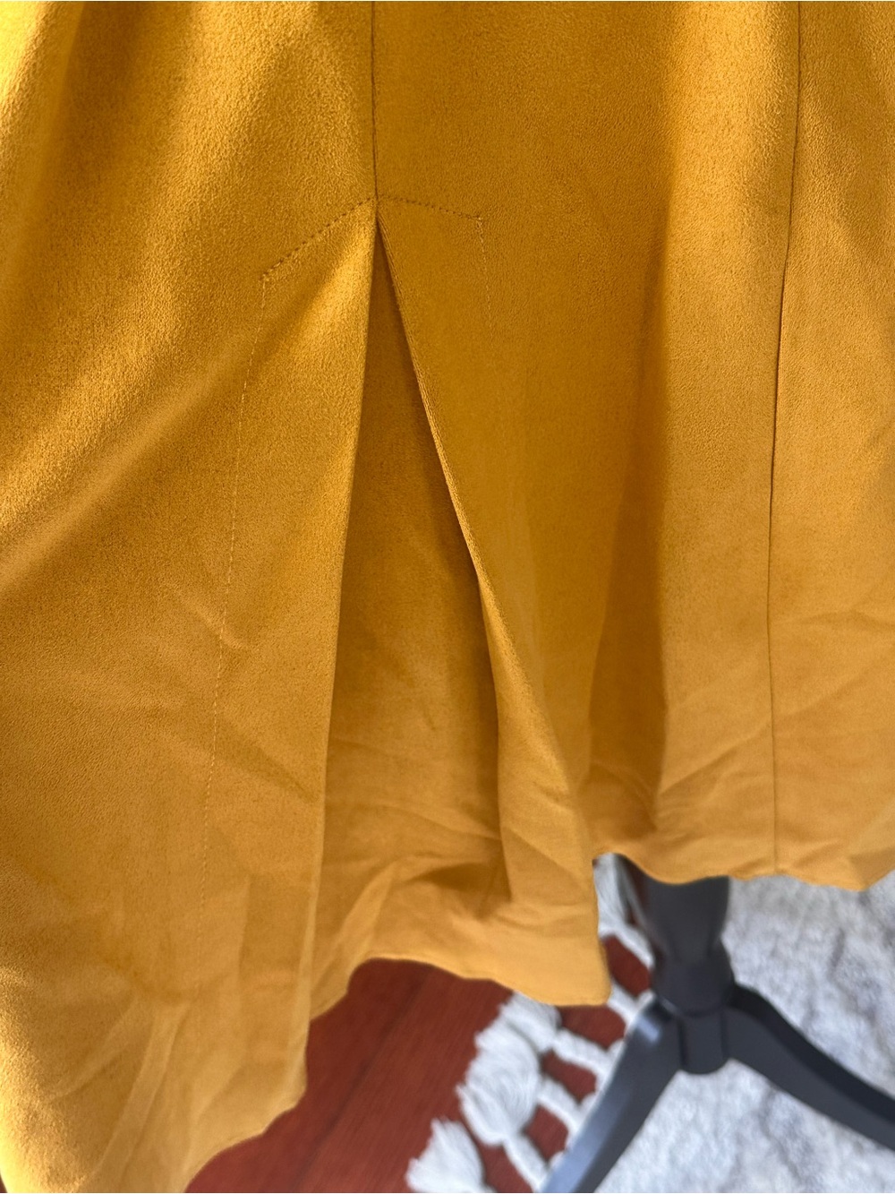 NWT Elie Tahari Mustard Trench Trendy City Pea Coat - Picture 9 of 11